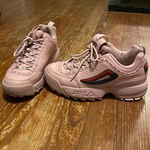 Pink FILAs size 7.5 women’s